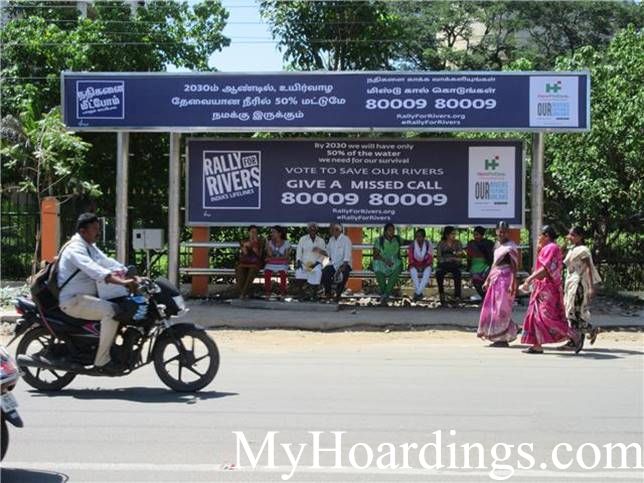 Billboard Advertising Agency in Chennai, Bus Shelter Branding Company in Chennai, Hoarding rates in Chennai